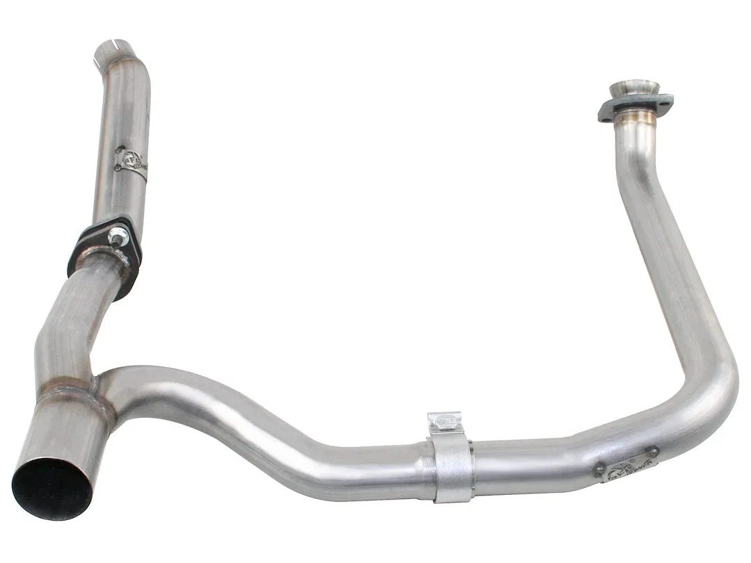 48-46210 – AFE Exhaust Loop Delete, Used To Allow Driveshaft Clearance On Lifted Vehicles Stainless Steel 2 to 2-1/2 ...